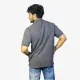 Men's Charcoal Grey Polo T-Shirt – Premium Cotton Casual Half Sleeve Collar T-Shirt for Men